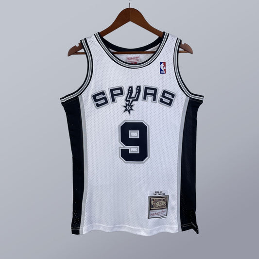 Tony Parker - Spurs Jersey - Hardwood Classics 2002/03 Swingman Blanca