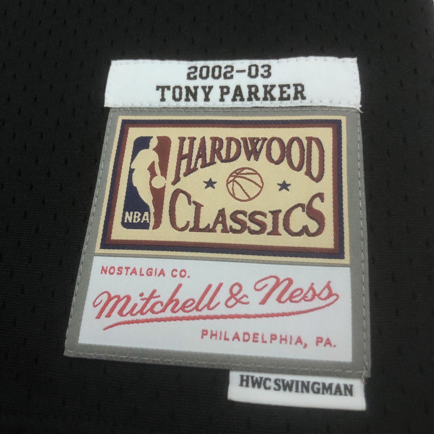 Tony Parker - Spurs Jersey - Hardwood Classics 2002/03 Swingman Negra