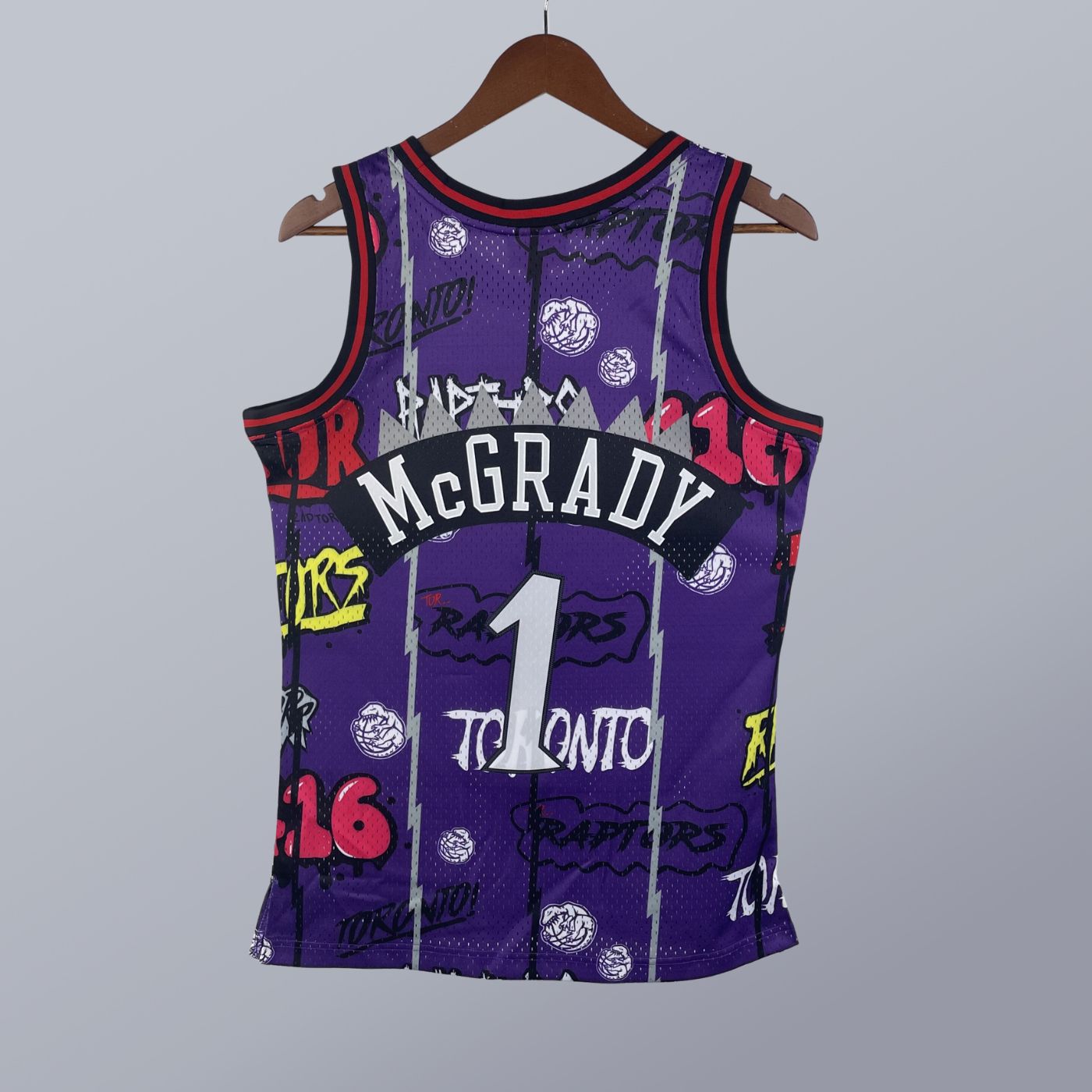 Tracy McGrady - Raptors Jersey - Hardwood Classics 1999/00 Swingman Slap Stickers