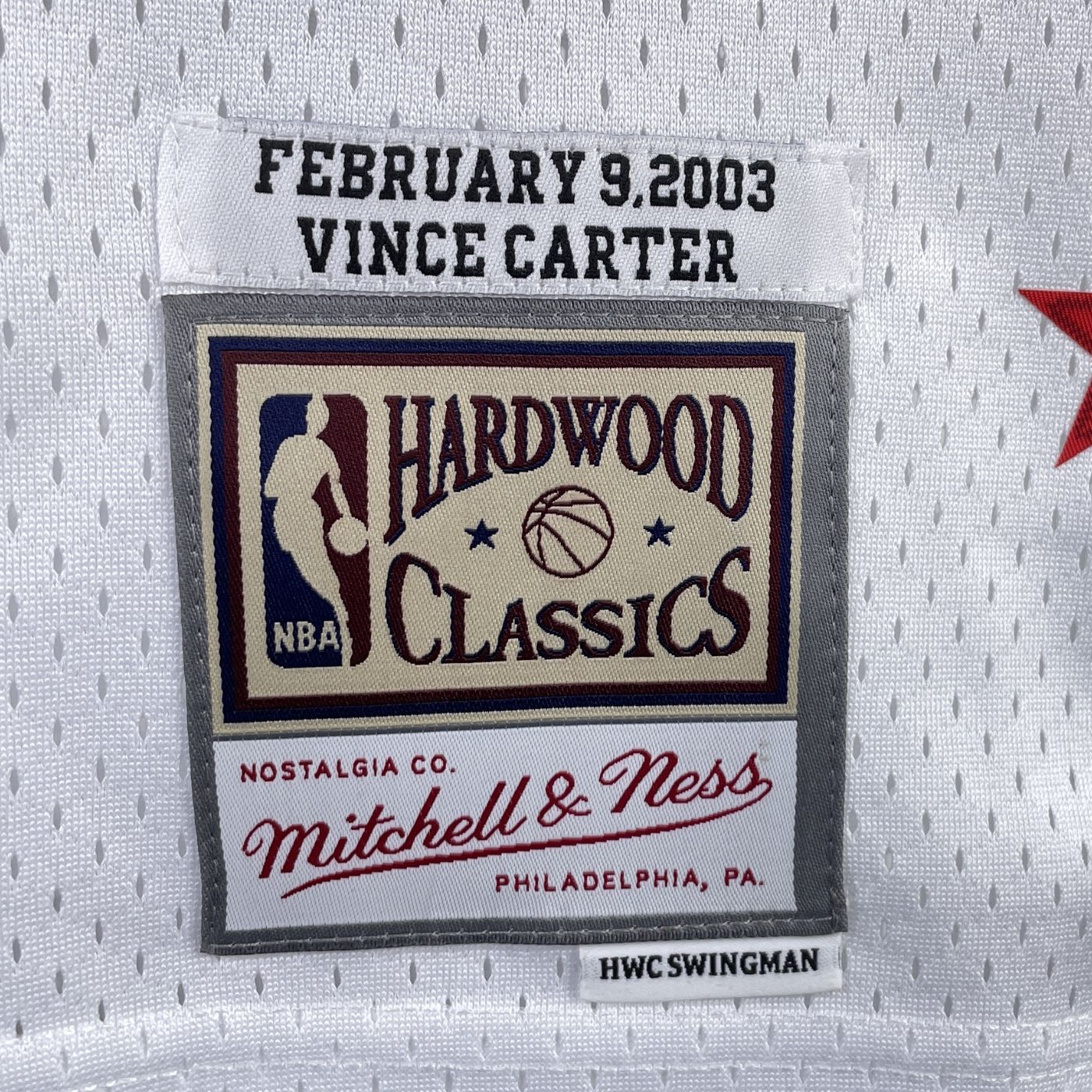 Vince Carter - All-Star Eastern Jersey - Hardwood Classic 2003 Swingman