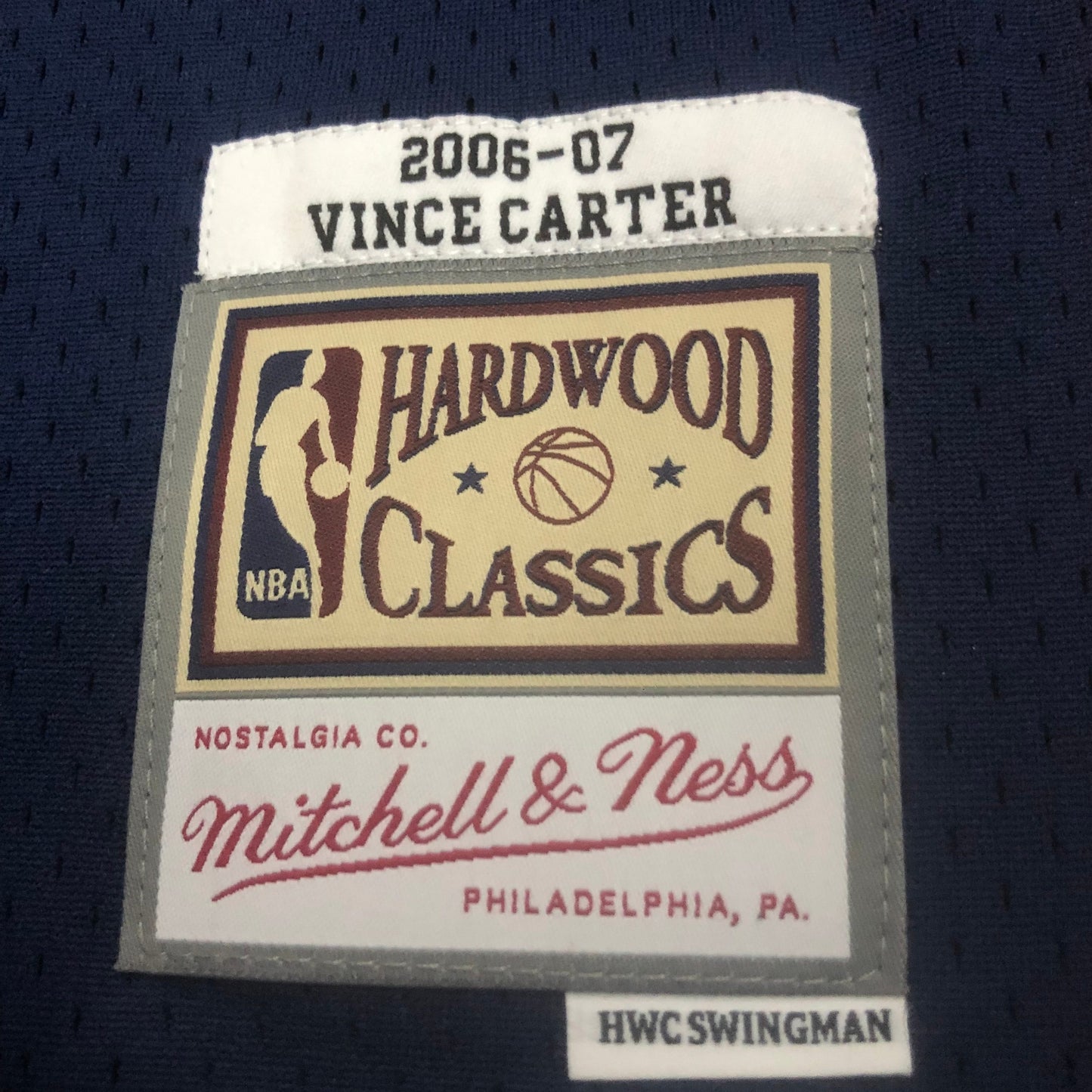 Vince Carter - Nets Jersey - Hardwood Classics Swingman Azul
