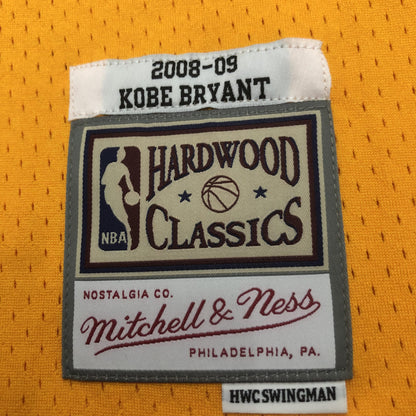 Kobe Bryant - Lakers Jersey - Hardwood Classics 2008/09 Swingman Amarilla