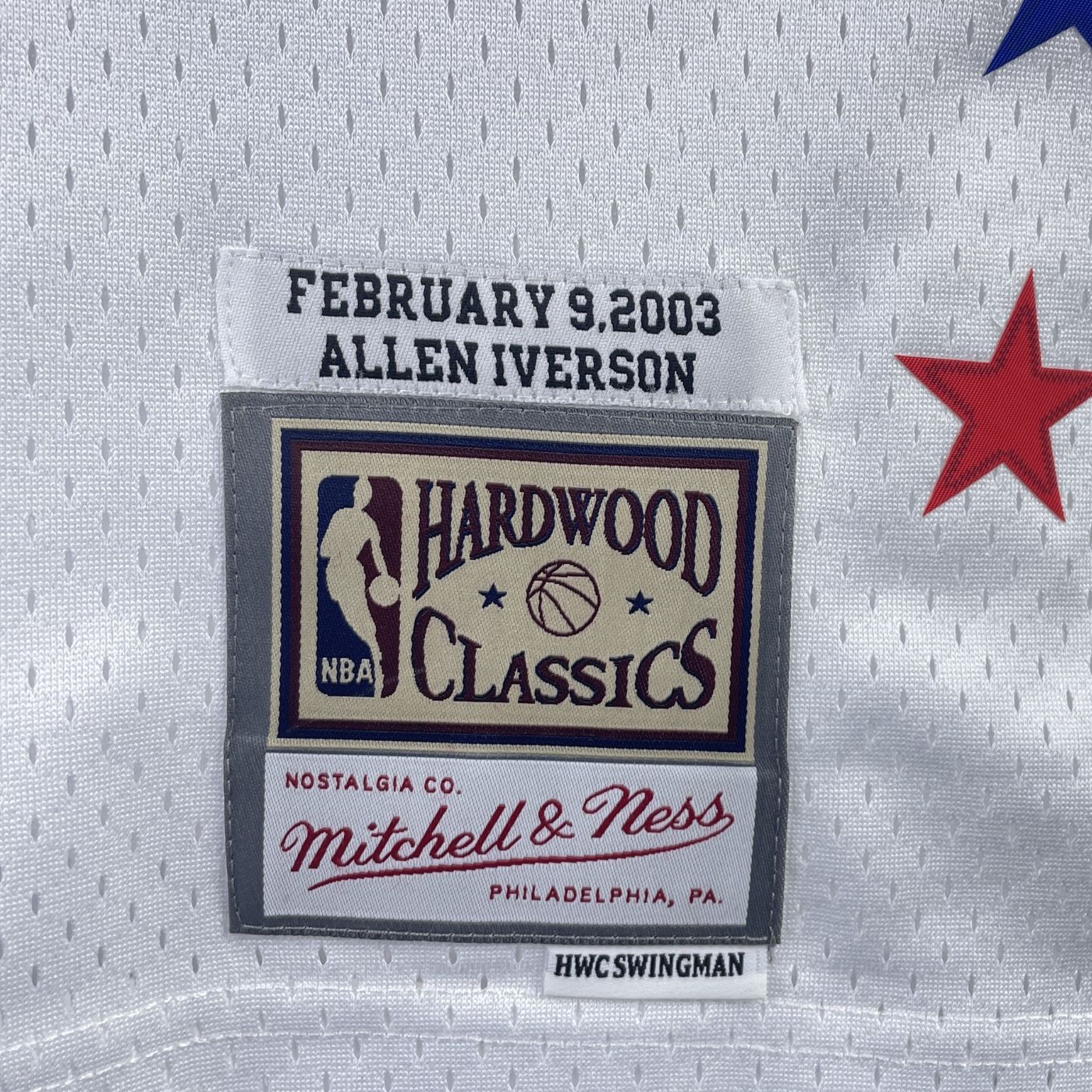 Allen Iverson - All-Star Eastern Jersey - Hardwood Classic 2003 Swingman