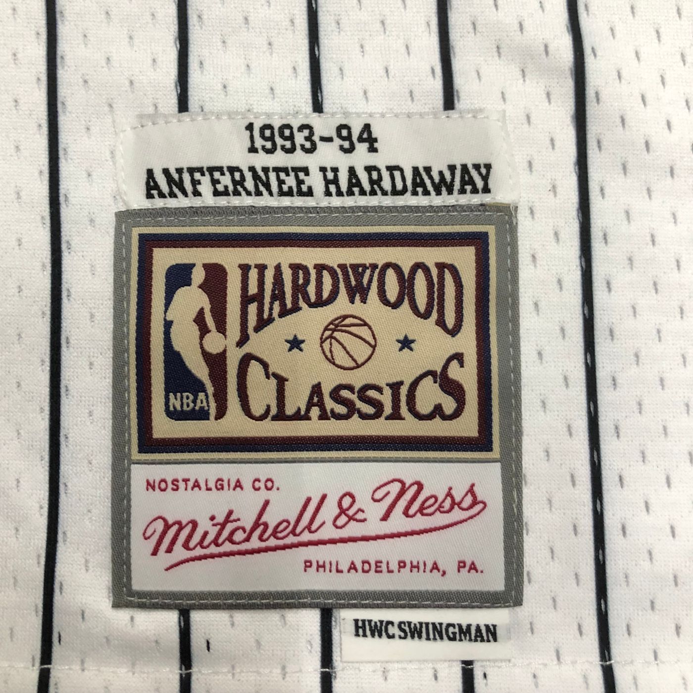 Anfernee Hardaway - Magic Jersey - Hardwood Classics 1993/94 Swingman Blanca