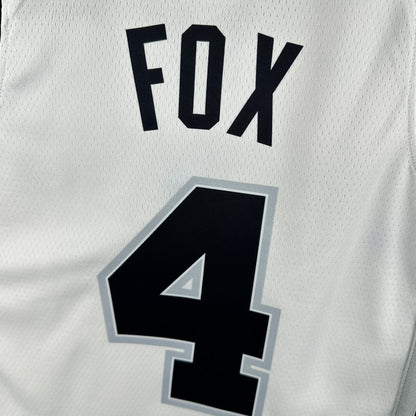 De'Aaron Fox – Spurs Jersey – Association Edition Swingman 2024/25
