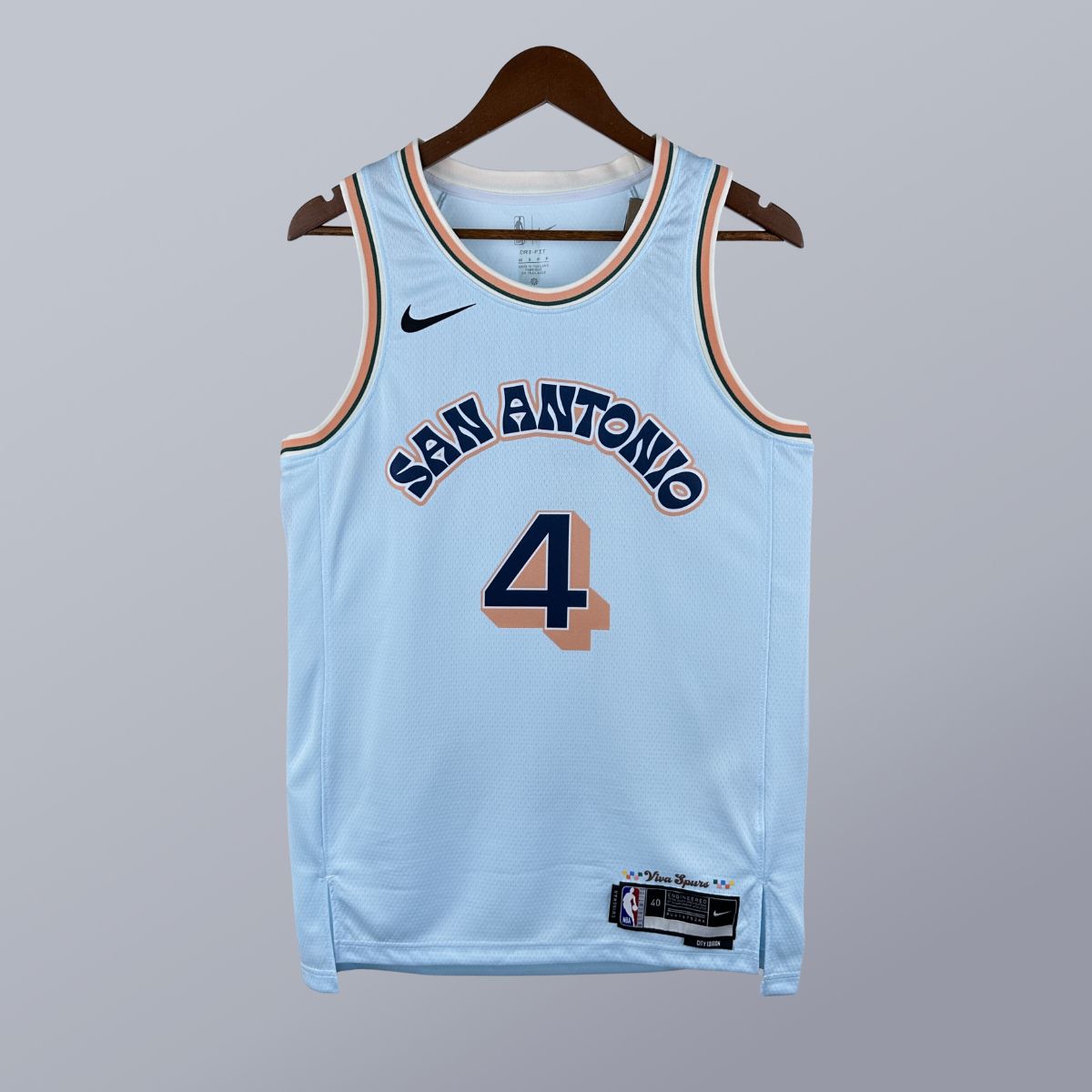 De'Aaron Fox – Spurs Jersey – City Edition Swingman 2024/25