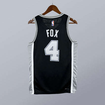 De'Aaron Fox – Spurs Jersey – Icon Edition Swingman 2024/25