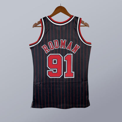 Dennis Rodman - Bulls Jersey - Hardwood Classics 1995/96 Swingman Negra