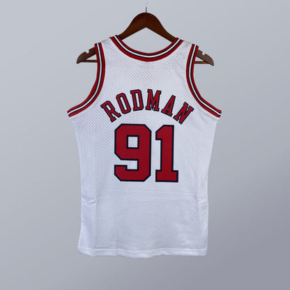 Dennis Rodman - Bulls Jersey - Hardwood Classics 1997/98 Swingman Blanca