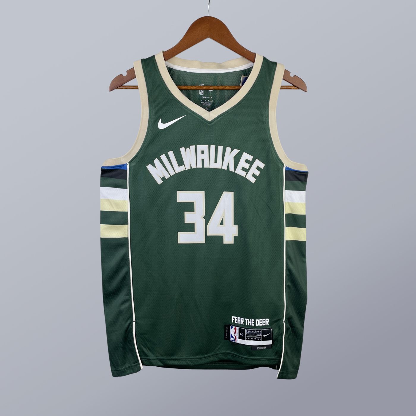 Giannis Antetokounmpo - Bucks Jersey - Icon Edition Swingman 2023/24