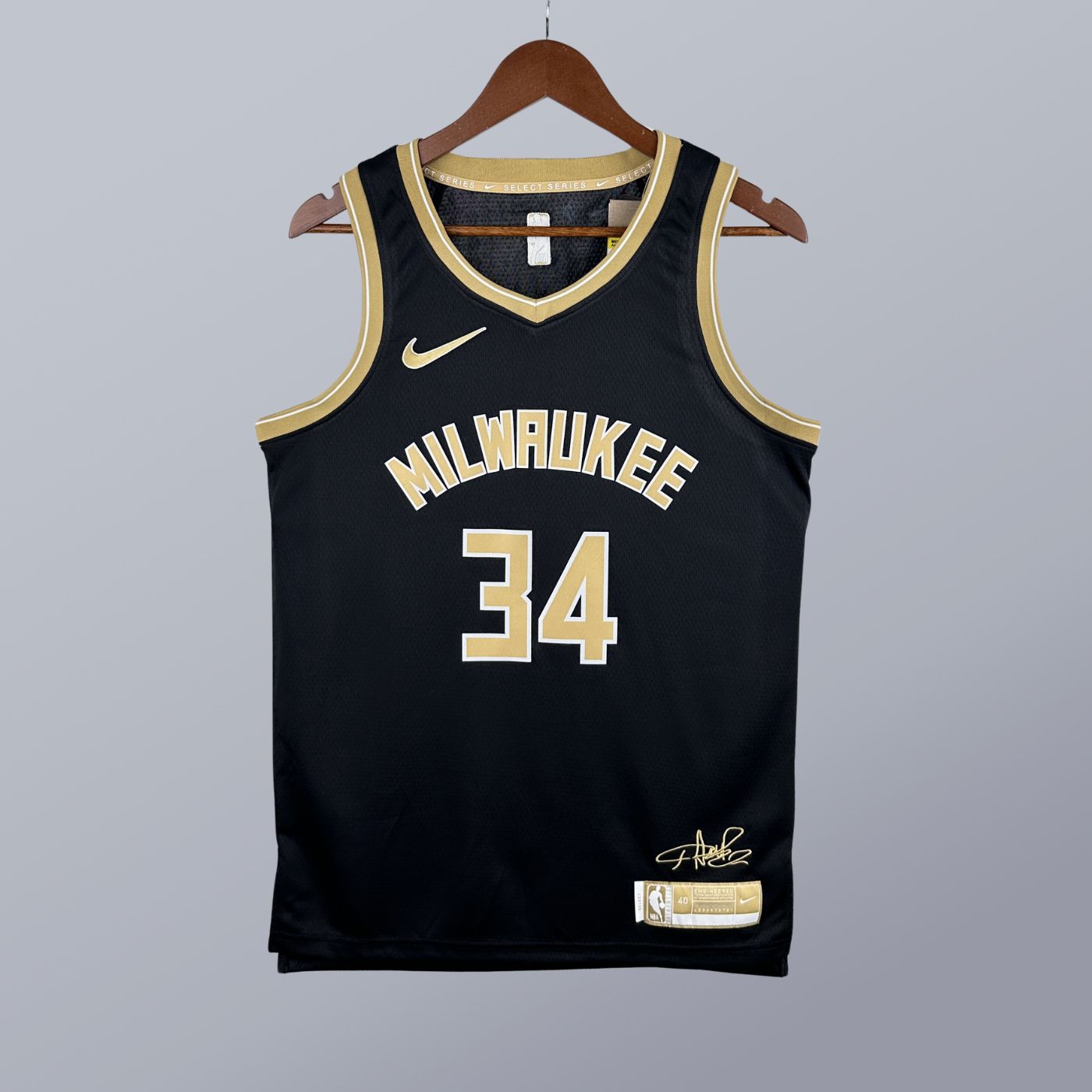 Giannis Antetokounmpo - Bucks Jersey - Select Series Authentics 2024