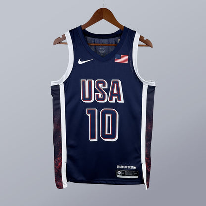 Jayson Tatum - USA Basketball Jersey - 2024 Edition Azul