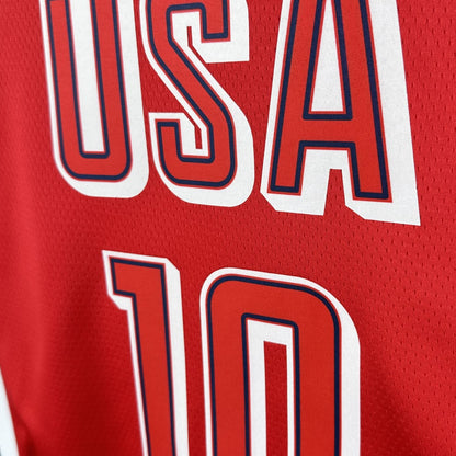 Jayson Tatum - USA Basketball Jersey - 2024 Edition Roja