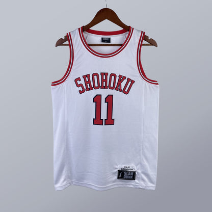 Kaede Rukawa - Shohoku Jersey - Slam Dunk 1996/97 Blanca