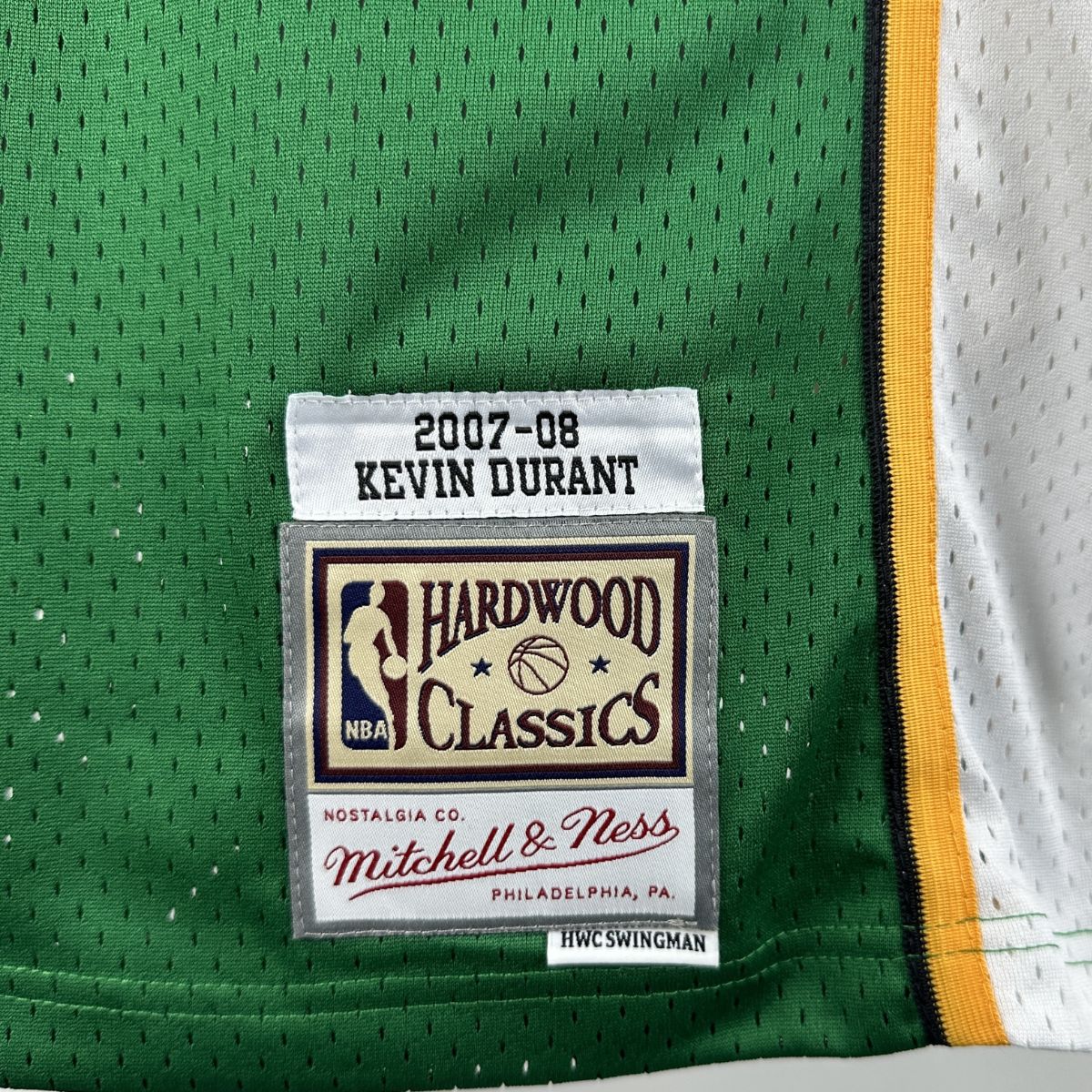 Kevin Durant - Supersonics Jersey - Hardwood Classics 2007/08 Swingman Verde