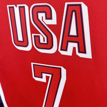 Kevin Durant - USA Basketball Jersey - 2024 Edition Roja
