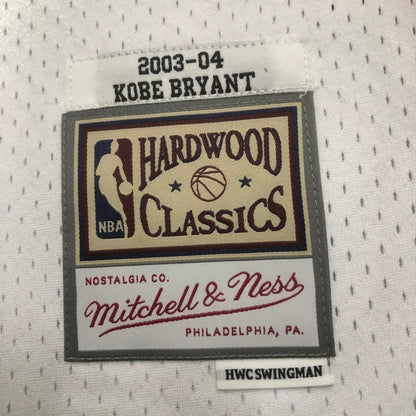 Kobe Bryant - Lakers Jersey - Hardwood Classics 2003/04 Swingman Blanca