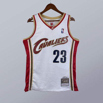 LeBron James - Cavaliers Jersey - Hardwood Classics 2003/04 Swingman Blanca