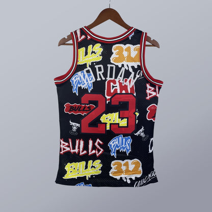 Michael Jordan - Bulls Jersey - Hardwood Classics 1997/98 Swingman Slap Stickers