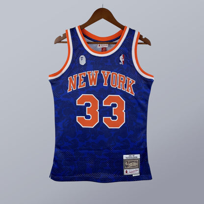 Patrick Ewing - Knicks Jersey - BAPE x Hardwood Classics 1991/92 Swingman Azul