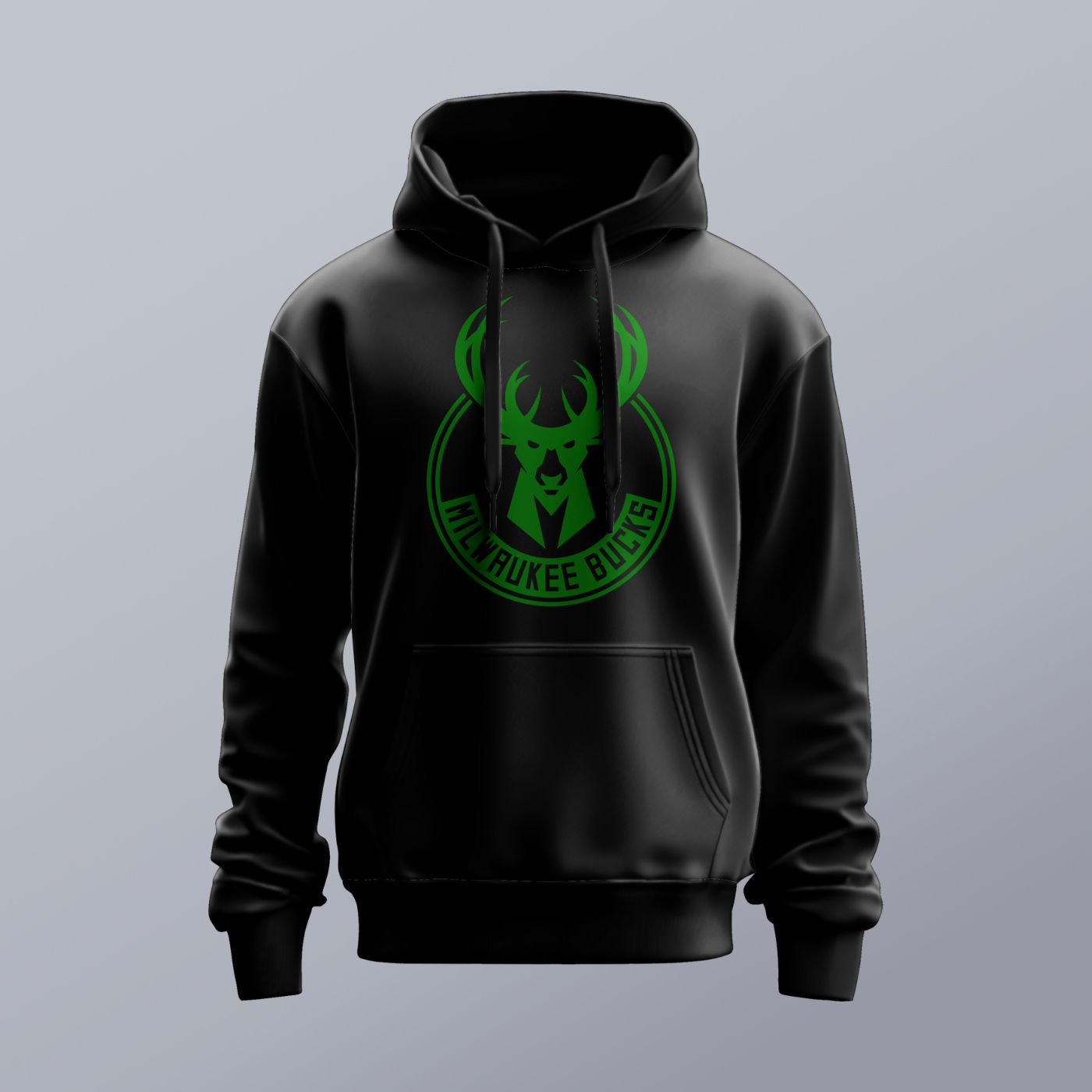 Polerón Milwaukee Bucks Black/Green
