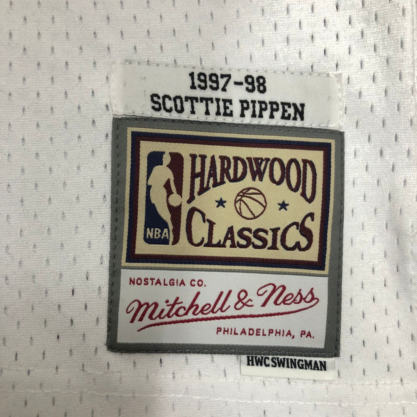 Scottie Pippen - Bulls Jersey - Hardwood Classics 1997/98 Swingman Blanca