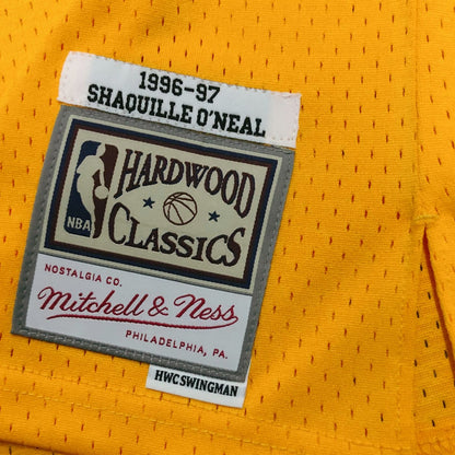 Shaquille O'Neal - Lakers Jersey - Hardwood Classics 1996/97 Swingman Amarilla
