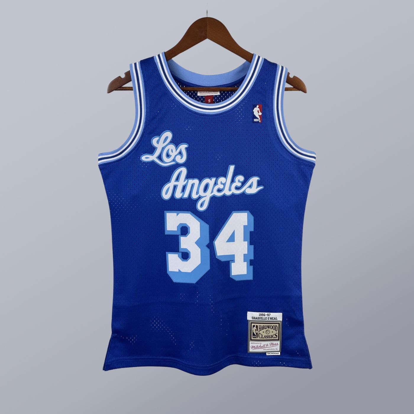 Shaquille O'Neal - Lakers Jersey - Hardwood Classics 1996/97 Swingman Azul