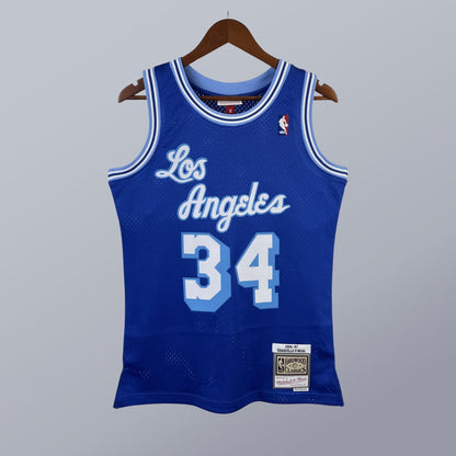 Shaquille O'Neal - Lakers Jersey - Hardwood Classics 1996/97 Swingman Azul