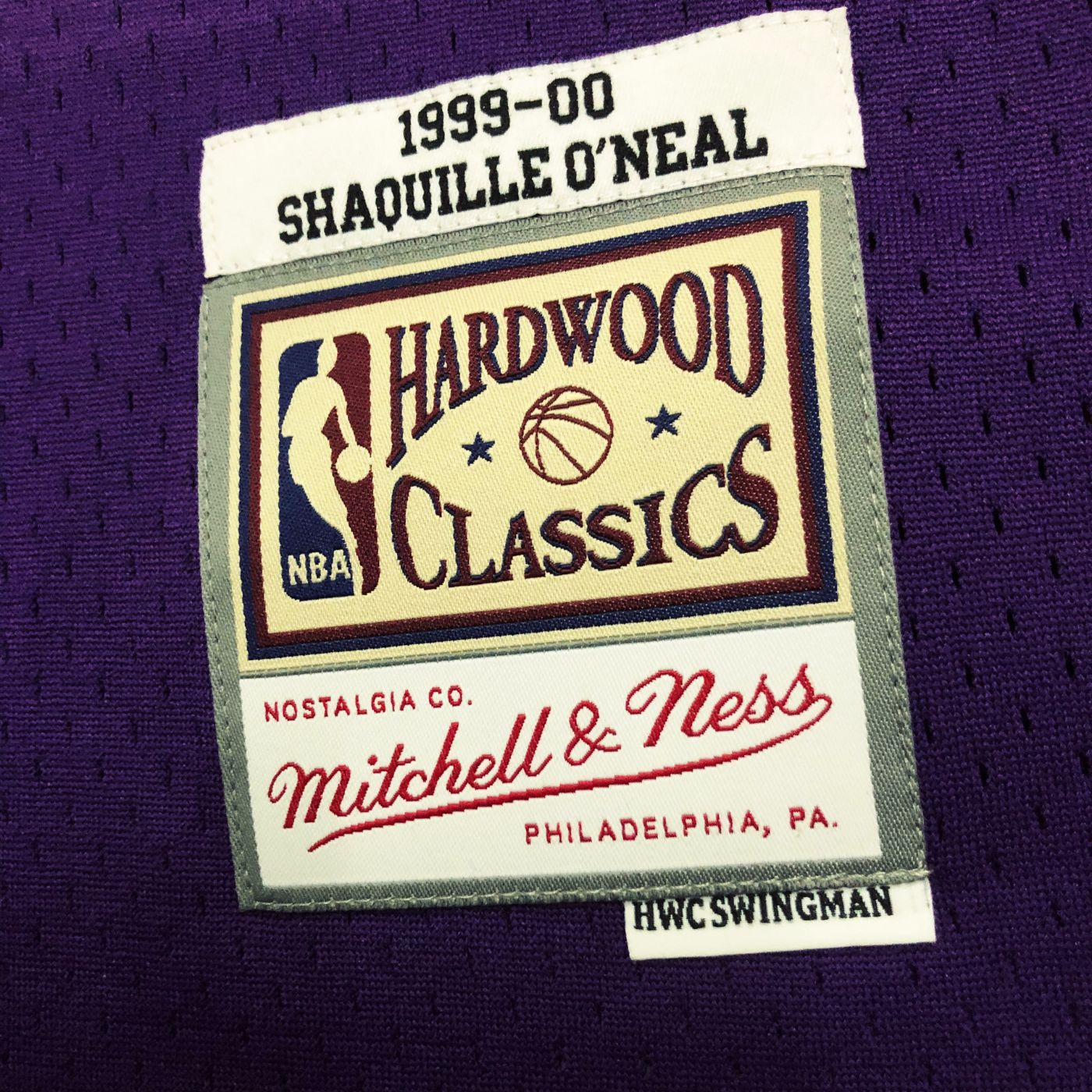Shaquille O'Neal - Lakers Jersey - Hardwood Classics 1999/00 Swingman Morada