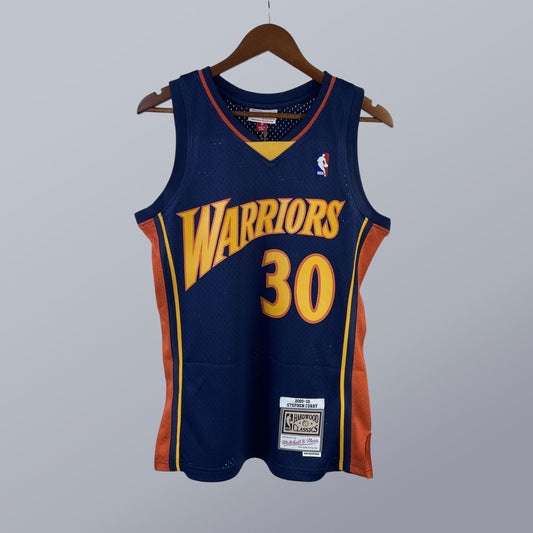 Stephen Curry - Warriors Jersey - Hardwood Classics 2009/10 Swingman Azul
