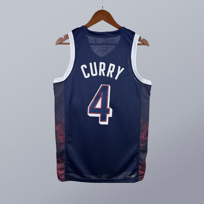 Stephen Curry - USA Basketball Jersey - 2024 Edition Azul