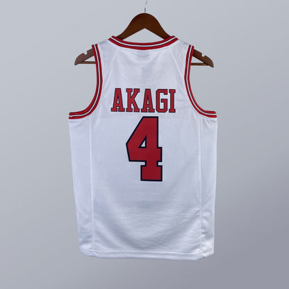 Takenori Akagi - Shohoku Jersey - Slam Dunk 1996/97 Blanca