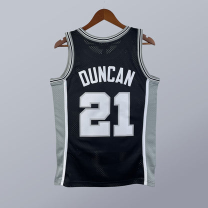 Tim Duncan - Spurs Jersey - Hardwood Classics 1998/99 Swingman Negra