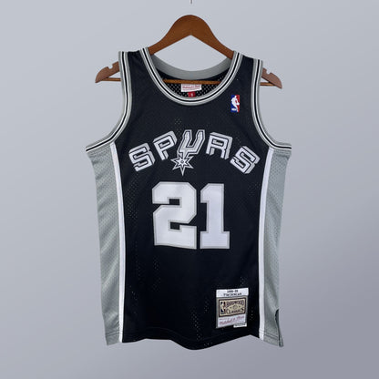 Tim Duncan - Spurs Jersey - Hardwood Classics 1998/99 Swingman Negra