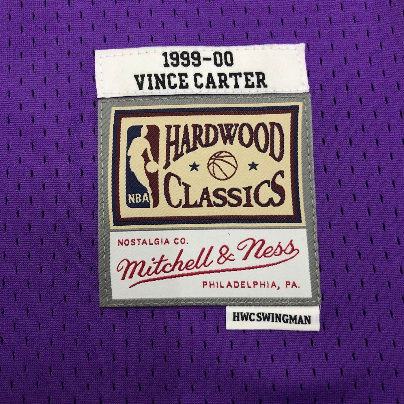 Vince Carter - Raptors Jersey - Hardwood Classics 1999/00 Swingman Morada